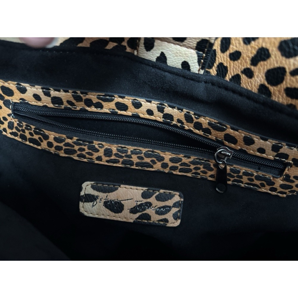 Betsey Johnson Leopard Print Tote - Picture 8 of 11